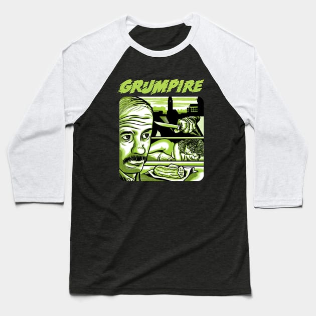 Midnight Cop Baseball T-Shirt by Grumpire